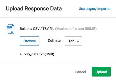 import data